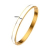 G&D Colorful Orange Enamel Bangles Bracelets for Women Party Gift Bangles Stainless Steel Jewelry - Image 13