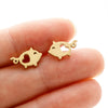 Stainless Steel Twelve Zodiac Animals Stud Earrings Jewelry Cow Pig Dog Rabbit Earrings Chinese Year Gift - Image 17