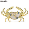 Animal Cancer Rhinestone Star Crab Brooch Pins 2 Colors Elegant Zodiac Jewelry Accessory Gift - Image 8