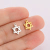 5pcs Jewish Bible Stainless Steel Hexagram Pendant Women Men Cutout Star of David Hexagon Choker Necklace Jewelry - Image 1