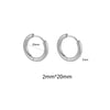 10pcs Stainless Steel Small Hoops Earring Piercing Ear Cartilage 8-20mm Women Men Stainles Steel Round Circle - Image 14