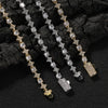 The Bling King Mixed Quadrangular Star Tennis Chain Necklace Round Cut Iced Out Cubic Zirconia Bracelet HipHop Jewelry For Gift - Image 4
