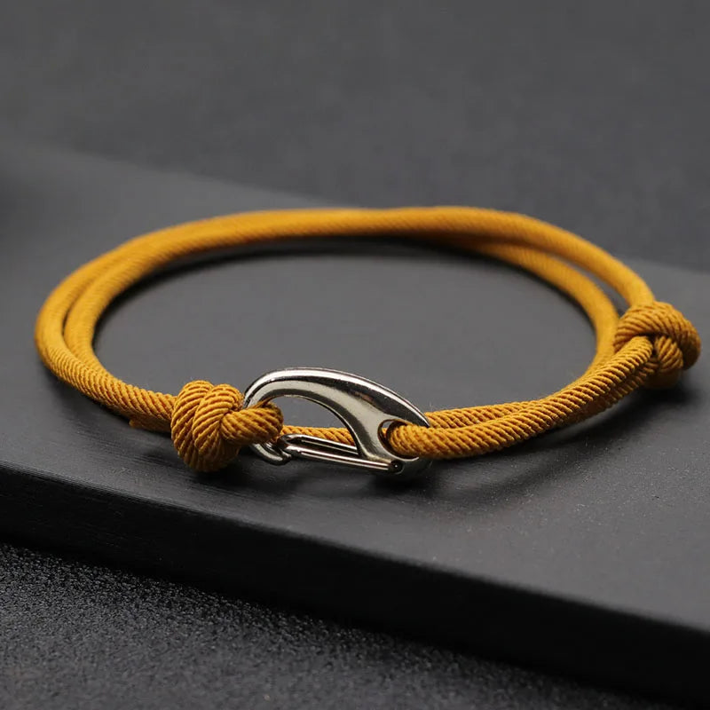 Adjustable 3mm Thin Cord Bracelet Homme Double Layer Handmade Weaven Rope Braclet Hombre Legend Braslet Men Joias - Image 1