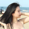 Hand and Imitation Pearl Dangle Earrings - Image 8