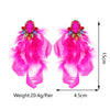Charm Elegant Cute Feather Tassel Long Dangle Earrings For Women Design Fairy Holiday Wedding Party Jewelry Accessories - Image 6