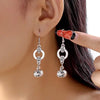 Classic Gothic Black Moon Star Tassel Crystal Earrings For Women Vintage Vampire Bat Water Drop Earring Halloween Charm Jewelry - Image 7