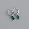 Cubic Zirconia Stainless Steel Small Hoop Earrings For Women Little Pendant Buckle Earrings Party Wedding Jewelry - Image 19