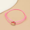 Simple Unisex Bracelet 3 Metal Round Circle Accessory Adjustable Men's Rope Bracelet for Women Jewelry Gifts - Image 25