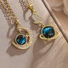 2Pcs/Set Planet Universe Moon Series CZ Pendant Necklace Sliver Gold Color Titanium Steel Chain Choker Jewelry Gift - Image 10