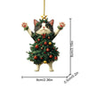 1PC Christmas Tree Pendants Cute Cat Hanging Ornaments for Car Backpack Xmas Tree Decorations Party Supplies Year Gifts - Image 8