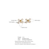 Stainless Steel Cubic Zirconia Bowknot Small Stud Earrings Korean Style Sweet Cute Jewelry Accessories - Image 6