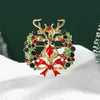 Classic Rhinestones Christmas Brooches for Women Unisex Enamels Pins Banquets Party Backpack Years Gifts Jewelry Accessories - Image 11