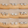 2Pcs Helix Ear Piercing Stud Earrings for Women Zircon Heart star Moon Ear Tragus Cartilage Piercing Accessories Jewelry Gift - Image 17