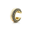 1PC Double Layer Round C Shape Ear Clip On Earrings Woman Fake Piercing Ear Cuff Zircon Geometric Jewelry Gold Silver Color - Image 8