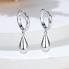 Charm Female Big Water Drop Hoop Earring Yellow Gold Color Earrings For Women Simple Metal Wedding Jewelry - Image 5