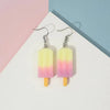 Earring For Women Resin Handmade Cartoons 7 Colors 3D Simulated Gradient Ice Cream Drop Earrings Funny Gift - Image 8