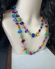 Bohemian Double-Layer Beaded Necklace with Irregular Stone Beads and Long Sweater Chain - Image 19