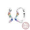 Silver Hoop Earrings Studs Drop Earring for Women Birthday Party Wedding Engagement Jewelry Gifts - Image 28
