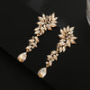Champagne Crystal Earrings Gold Color Jewelry Female Bricons Wedding Long Big Drop Earrings For Women - Image 20