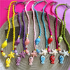 Colorful Ceramic Fish and Starfish Bead Choker Necklace - Image 2
