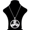 1 x Tibetan Silver Large Abstract Hindu OM Aum Symbol Yoga Buddhist Pendant Necklaces On Long Chain Lagenlook 34" - Image 6