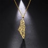 Palestine Arabic Pendant Necklaces for Women Men Country Geographic Charms Chain Choker Stainless Steel Jewelry - Image 8