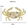 Animal Cancer Rhinestone Star Crab Brooch Pins 2 Colors Elegant Zodiac Jewelry Accessory Gift - Image 2