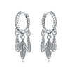 Silver Cute Bee Daisy Earrings Design Dainty Ear Loops for Women Party Birthday Gifts Jewelry - Image 8