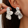 Stainless Steel Chunky Knot Earrings for Women Vintage Simple Multi-layer Circle Round Drop Earrings Punk Jewelry Gifts - Image 11