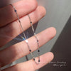 Silver Necklace Simple Charm Personality Woman Clavicle Chain Choker Birthday Gift for Friends Jewelry - Image 4