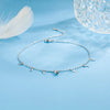 Bohemia Round Ball Star&Moon Pendant Anklets Women Silver Sexy Jewelry Beach Foot Chain Bracelet Gift - Image 2