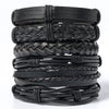 Bracelet Viking Bracelet For Men Hand Bracelets Woven Skull Hand Jewelry Adjustable Leather Set viking man bracelet - Image 25