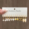 24pairs Set Faux Pearl Decor Twist Design Hoop Earrings For Women For Daily Life Heart - Image 7