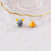 Asymmetric Cute Little Mouse Cheese Stud Earrings For Women Lovely Sweet Small Earrings Party Daily Versatile Jewelry Gift - Image 5