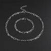 Punk Paperclip Bracelets for Women Men Oval Chains Cable Chain Bangle Stainless Steel Wrist Jewelry - Image 4