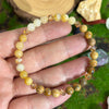 1 PC Citrine Stone Bracelet Unisex Handmade Jewelry 6mm - Image 2