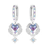 Silver Colorful Love Satellite Drop Earrings Women Earrings Charm Versatile Party Jewelry Gifts - Image 25