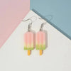 Earring For Women Resin Handmade Cartoons 7 Colors 3D Simulated Gradient Ice Cream Drop Earrings Funny Gift - Image 11