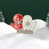 Classic Rhinestones Christmas Brooches for Women Unisex Enamels Pins Banquets Party Backpack Years Gifts Jewelry Accessories - Image 24