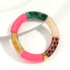 Chunky Acrylic Bead Stretch Bracelet in Multicolor Designs - Image 19