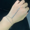 Double Layer Chain CZ Paved Star Charm Elegance Women Gold Color Hand Chain Bracelet - Image 2