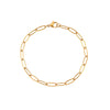 Gold Plated Bold Paper Clip Chain Statement Necklace Minimalism Link Chain Necklaces For Women Ladies Chains - Image 6