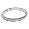 Stainless Steel Link Bangle with Rounded Profile in Gold-Tone or Silver-Tone - Image 16