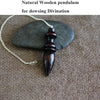 Natural Wooden Pendulum for Divination Dowsing Karnak Egyptian Wood Pendant Pendulums Chakra Chain Spiritual Pendulos - Image 5