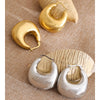 Personality Stainless Steel Chunky Hoop Earrings for Women Gold Pvd Plated Geometric Daily Casual Jewelry - Image 5