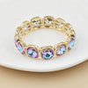 crystal bracelet For Women colorful Geometric rhinestone square elastic thread red white pink bracelet boho style - Image 18