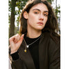 50cm Valentine's Day Gift Stainless Steel Heart Love Pendant Chain Necklace Gold Silver Color Charm Jewelry Gift - Image 5