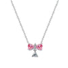 Silver Four-Leaf Clover Butterfly Star Moon Heart Key Necklace For Women Jewelry Valentine's Day Gift - Image 29