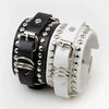 Black Leather Wristband Rivet Adjustable Bracelet Cuff Gothic Punk Bracelets Women Men Spikes Stud Bangle Rock Unisex Jewelry - Image 3