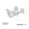 Delicate Bee Brooch For Women Stainless Steel Gold Color Lapel Pin Insect Suit Accessories - Image 8